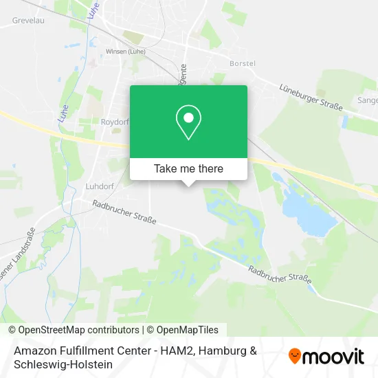 Карта Amazon Fulfillment Center - HAM2