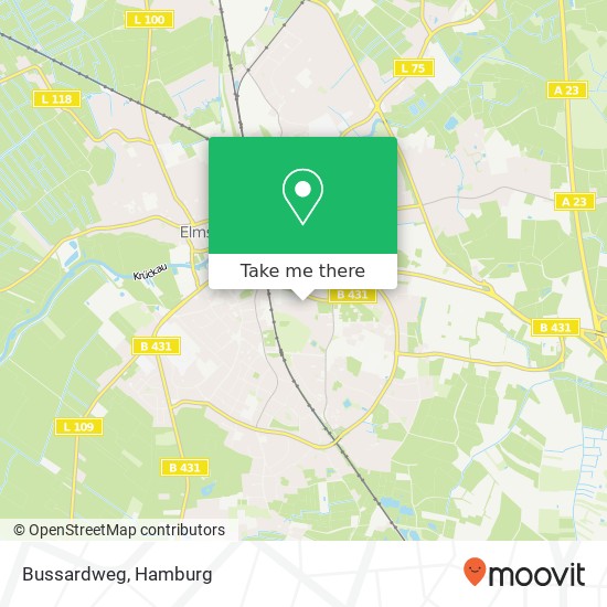 Bussardweg map