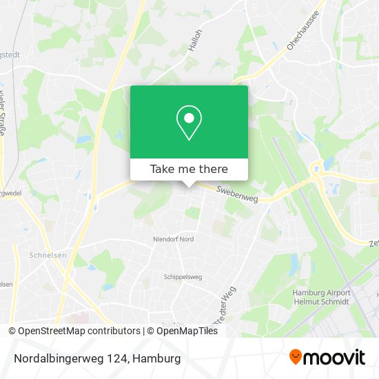 Nordalbingerweg 124 map