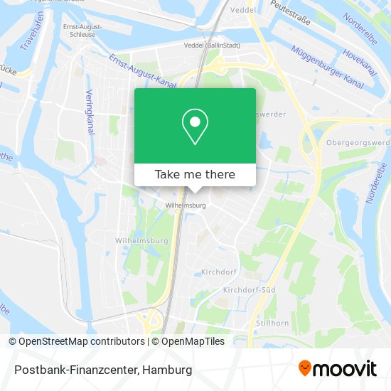 Postbank-Finanzcenter map