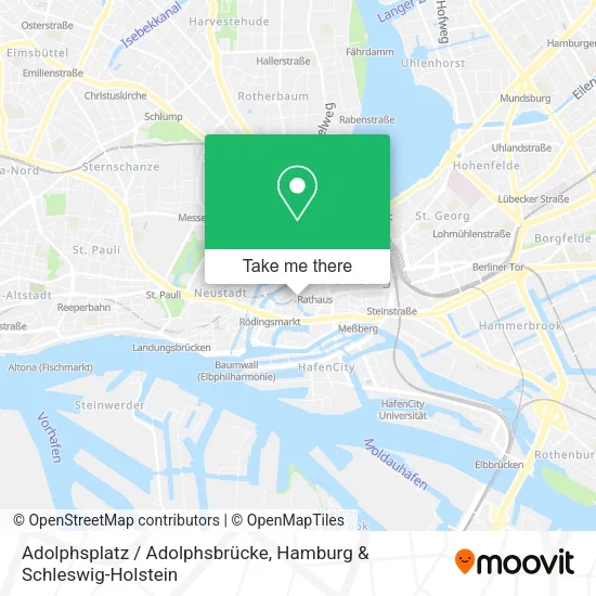 Карта Adolphsplatz / Adolphsbrücke