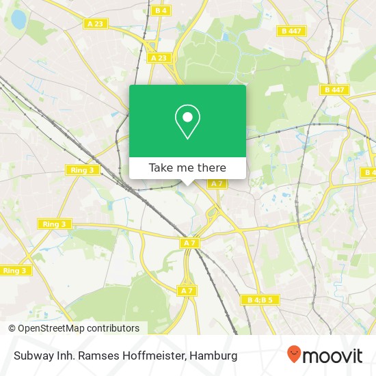 Subway Inh. Ramses Hoffmeister map