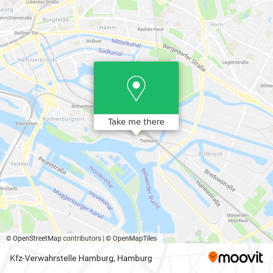 Kfz-Verwahrstelle Hamburg map