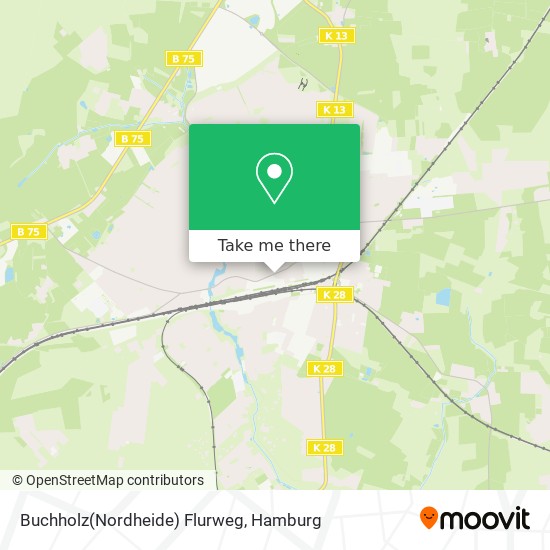 Buchholz(Nordheide) Flurweg map
