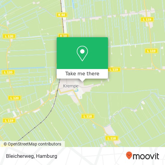 Bleicherweg map