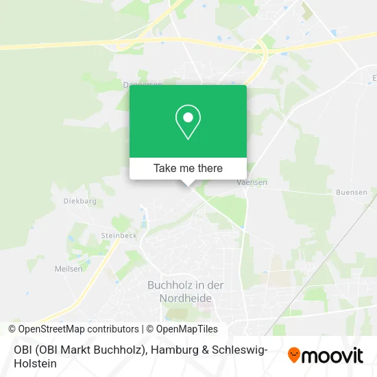 Карта OBI (OBI Markt Buchholz)