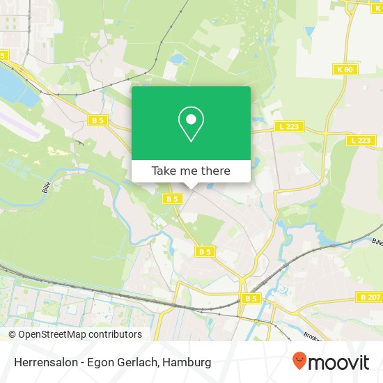 Herrensalon - Egon Gerlach map