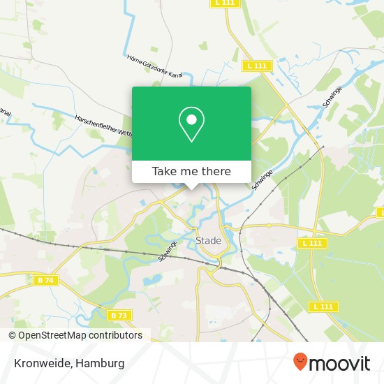 Kronweide map