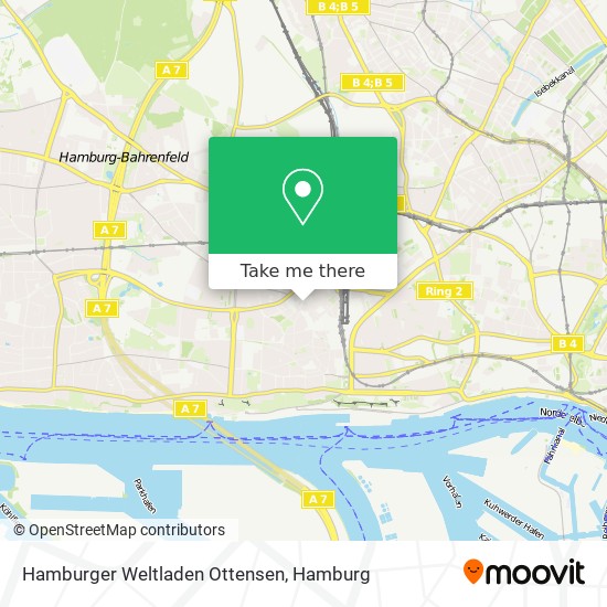 Hamburger Weltladen Ottensen map