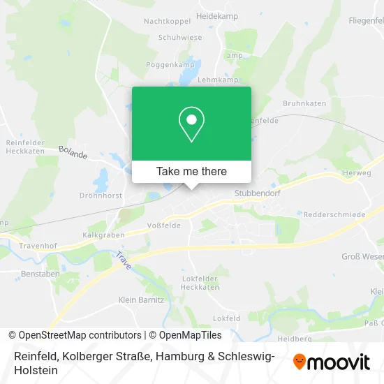 Карта Reinfeld, Kolberger Straße