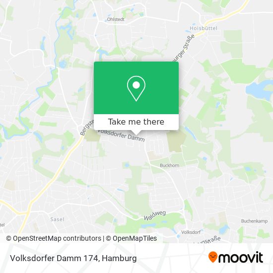 Volksdorfer Damm 174 map