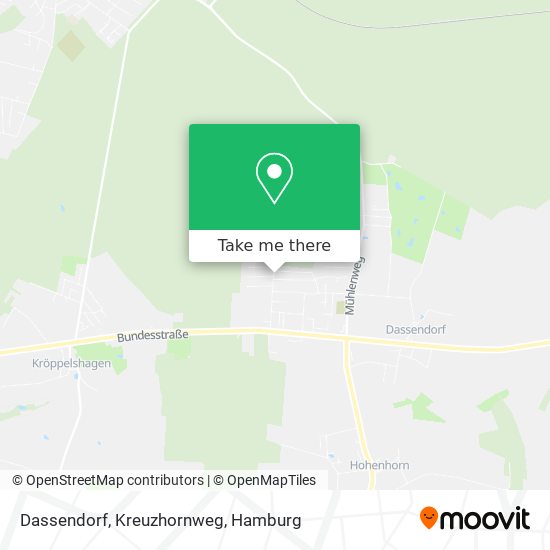 Карта Dassendorf, Kreuzhornweg