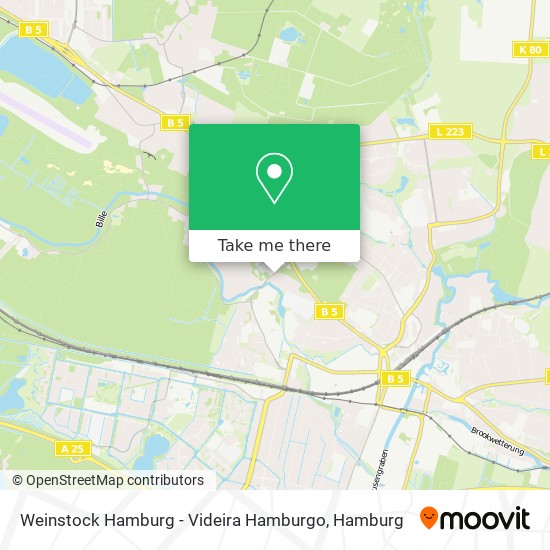 Weinstock Hamburg - Videira Hamburgo map
