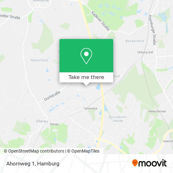 Ahornweg 1 map