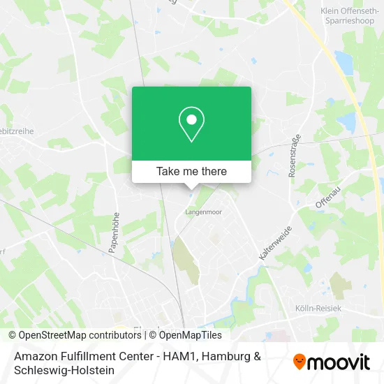 Карта Amazon Fulfillment Center - HAM1