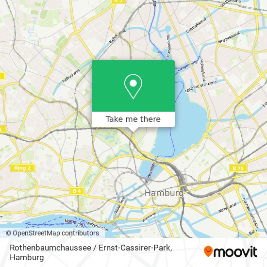 Rothenbaumchaussee / Ernst-Cassirer-Park map
