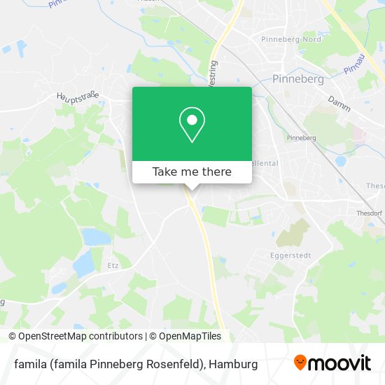 famila (famila Pinneberg Rosenfeld) map