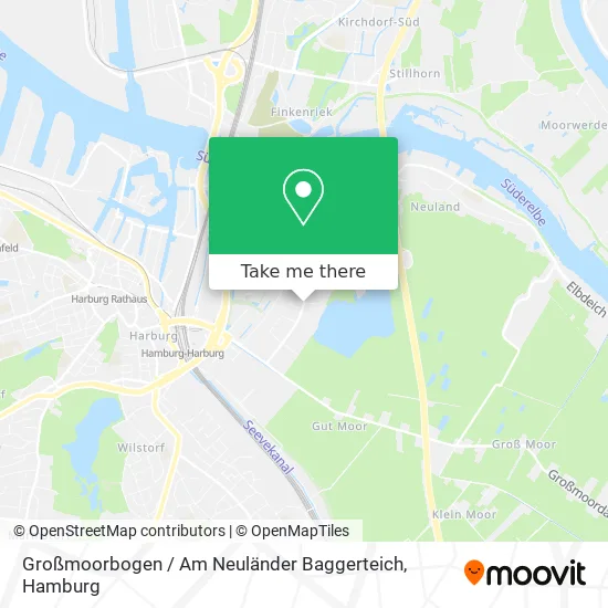 Карта Großmoorbogen / Am Neuländer Baggerteich