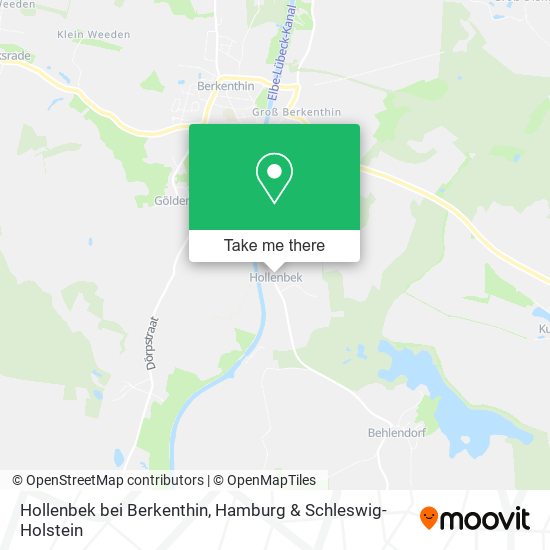 Hollenbek bei Berkenthin map