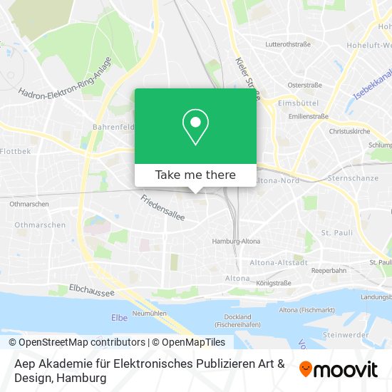 Aep Akademie für Elektronisches Publizieren Art & Design map