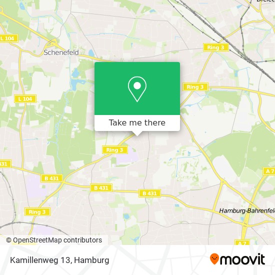 Карта Kamillenweg 13