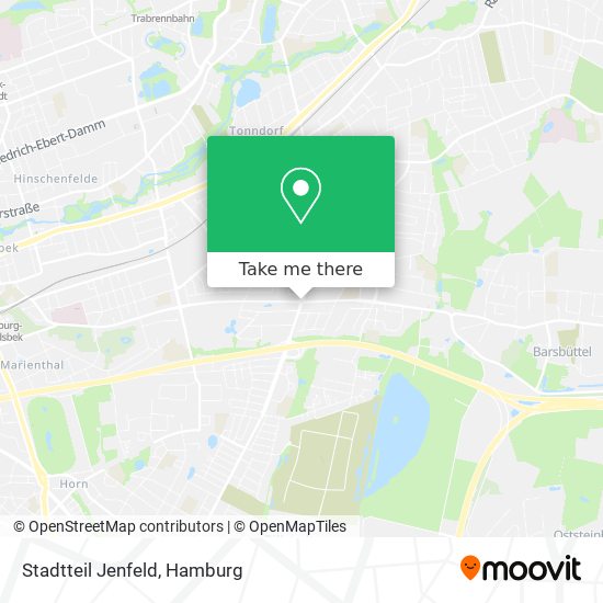 Stadtteil Jenfeld map