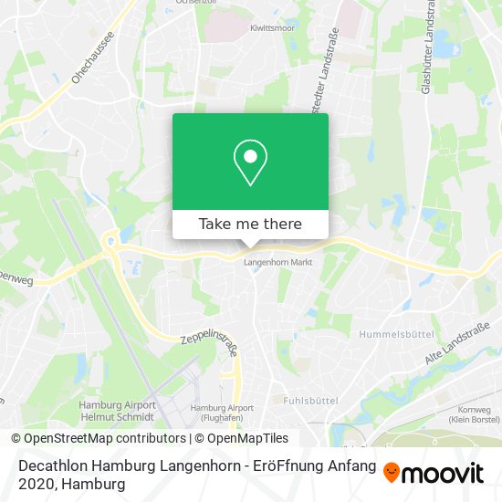 Decathlon Hamburg Langenhorn - EröFfnung Anfang 2020 map