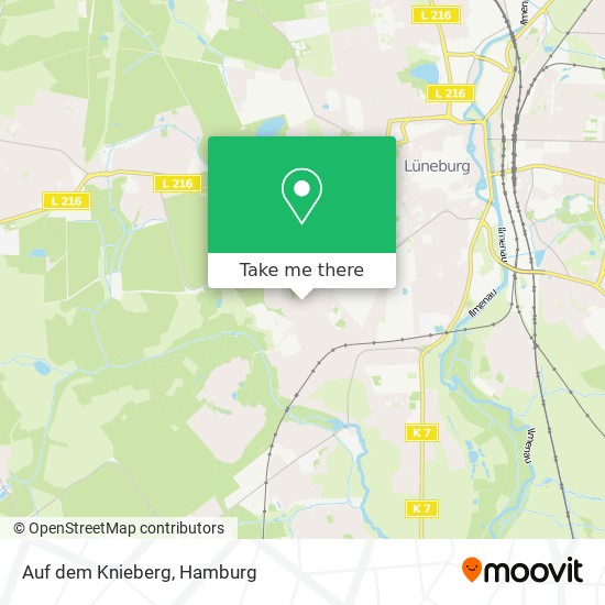 Карта Auf dem Knieberg