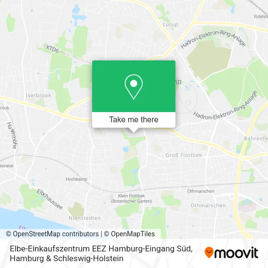 Elbe-Einkaufszentrum EEZ Hamburg-Eingang Süd map