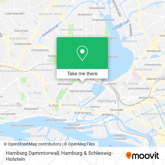 Карта Hamburg Dammtorwall