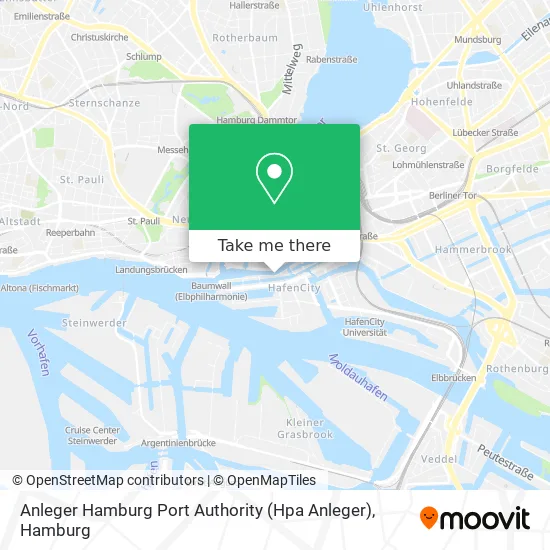 Карта Anleger Hamburg Port Authority (Hpa Anleger)