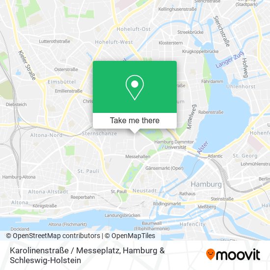 Karolinenstraße / Messeplatz map