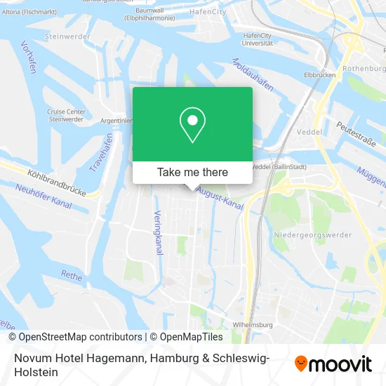 Карта Novum Hotel Hagemann