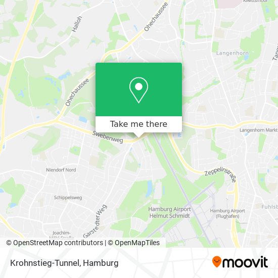 Krohnstieg-Tunnel map