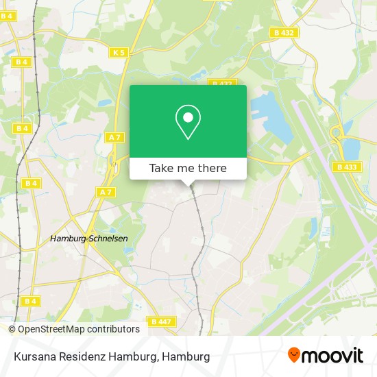 Kursana Residenz Hamburg map