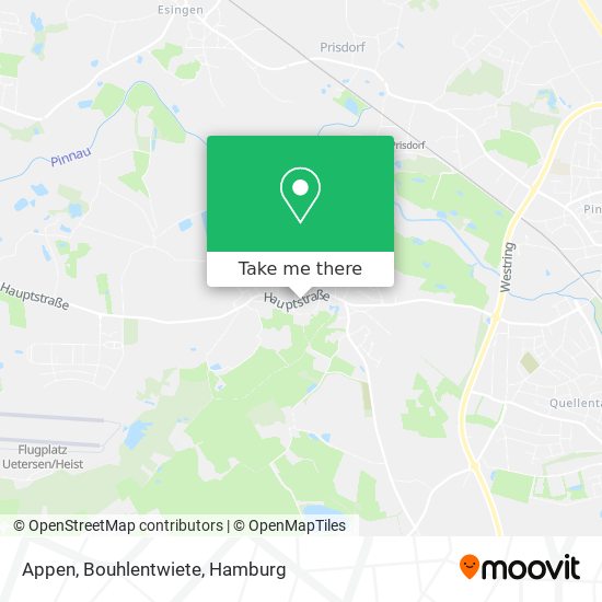 Appen, Bouhlentwiete map