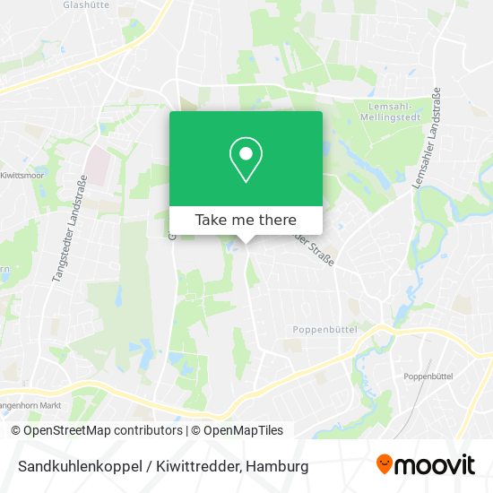 Sandkuhlenkoppel / Kiwittredder map