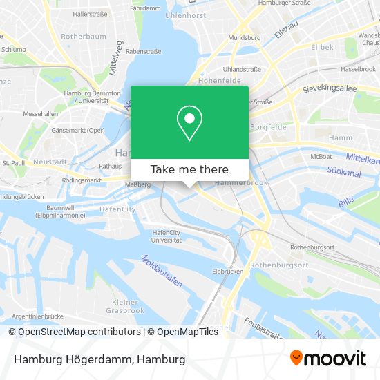 Карта Hamburg Högerdamm