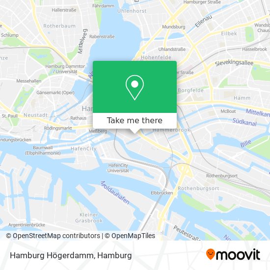 Hamburg Högerdamm map