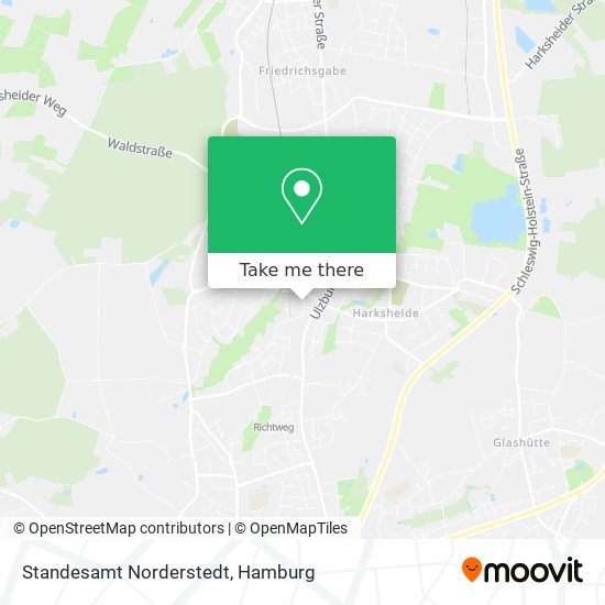 Standesamt Norderstedt map