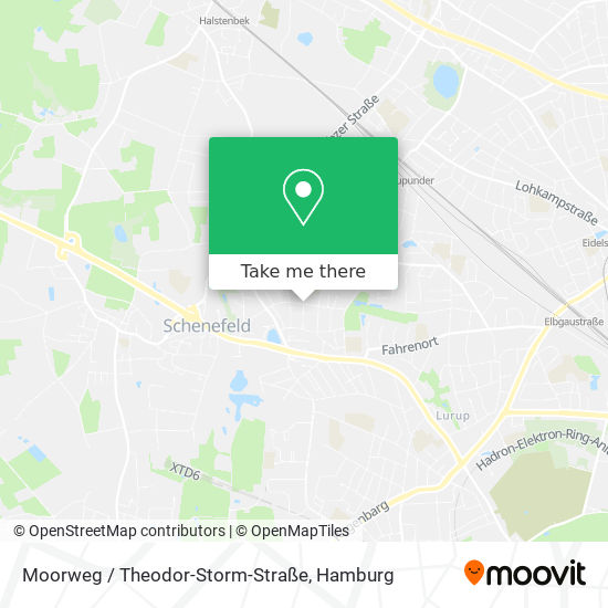 Карта Moorweg / Theodor-Storm-Straße