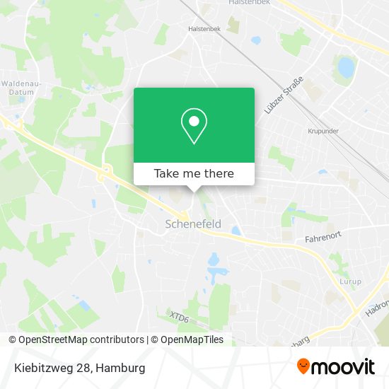 Карта Kiebitzweg 28