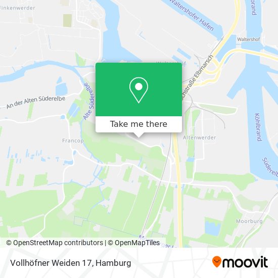Карта Vollhöfner Weiden 17