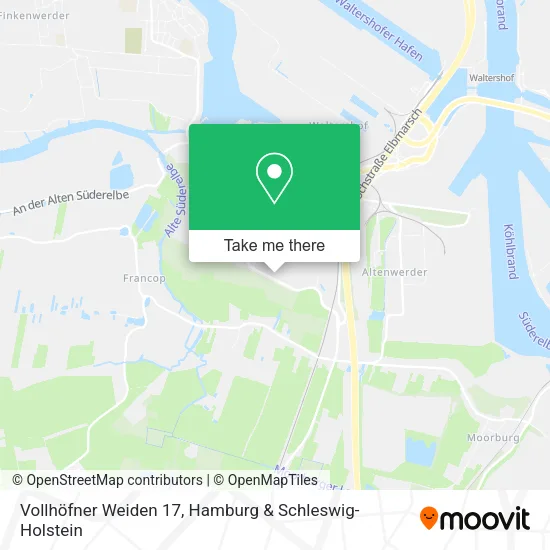 Карта Vollhöfner Weiden 17