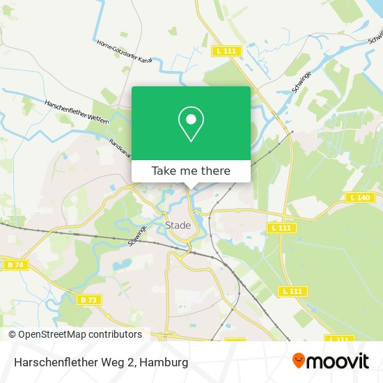 Harschenflether Weg 2 map