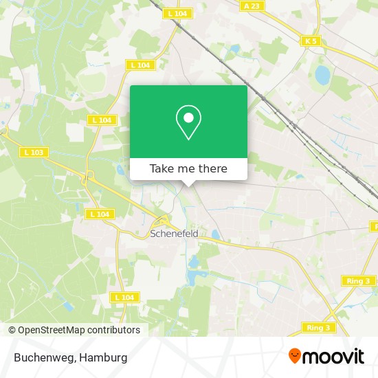 Buchenweg map