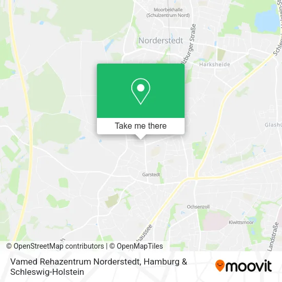 Карта Vamed Rehazentrum Norderstedt