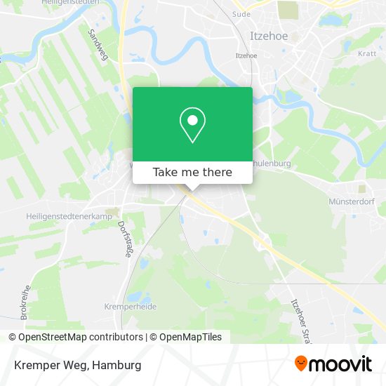 Kremper Weg map