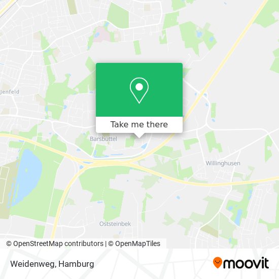 Weidenweg map