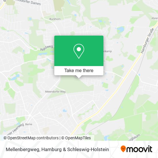 Mellenbergweg map